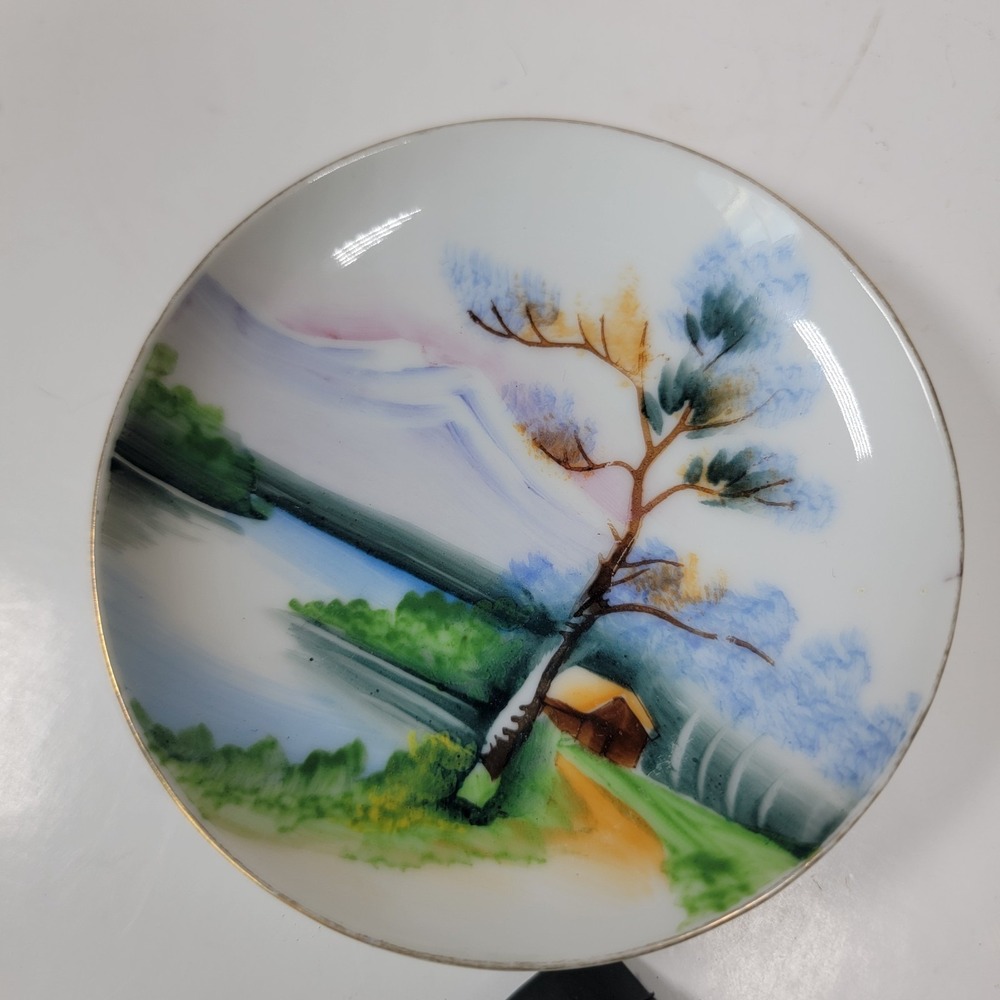 Vintage Ucagco Hand Painted 8" Plate Japan